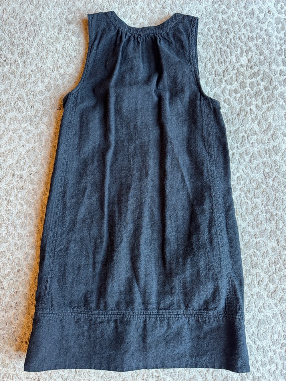 Splendid Linen Cotton Blend Black Mini Shift Dress, size XS - Picture 5 of 6